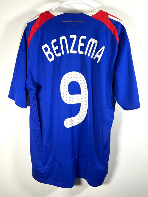 2007/08 Karim Benzema France Home (620139 - L) 8/10