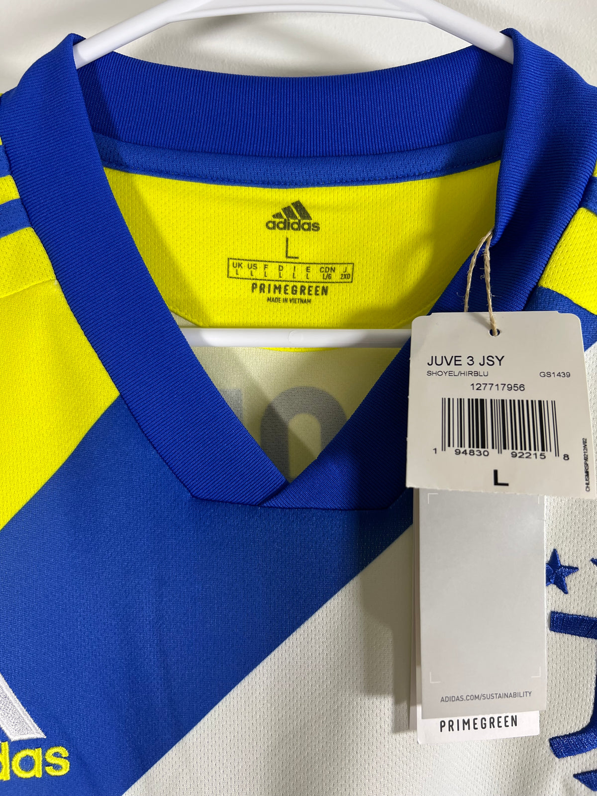 2021/22 Cristiano Ronaldo Juventus Third (GS1349 - L) BNWT 10/10