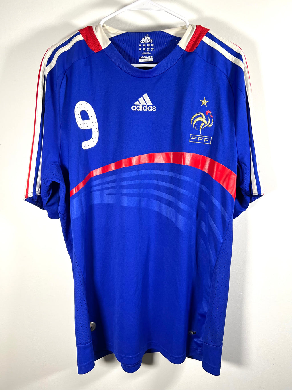 2007/08 Karim Benzema France Home (620139 - L) 8/10