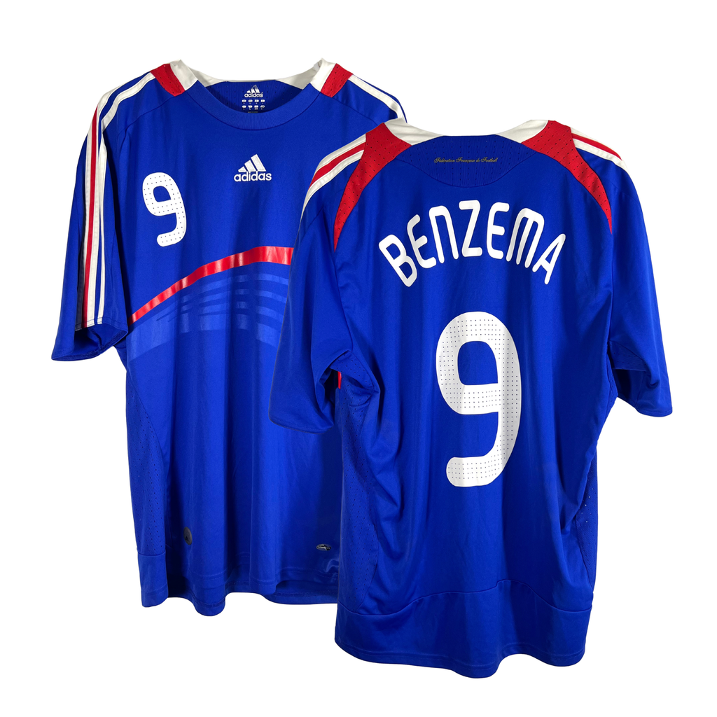 2007/08 Karim Benzema France Home (620139 - L) 8/10